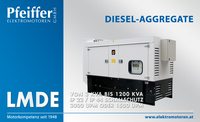 Pfeiffer Aggregate Diesel Stromerzeuger LMDE Schallschutz