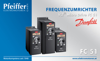 Pfeiffer Power Electronics Frequency Converter FU VLT FC51 MicroDrive