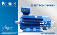 Pfeiffer Powerdrive Elektromotoren 250kW IE3 B3 500V