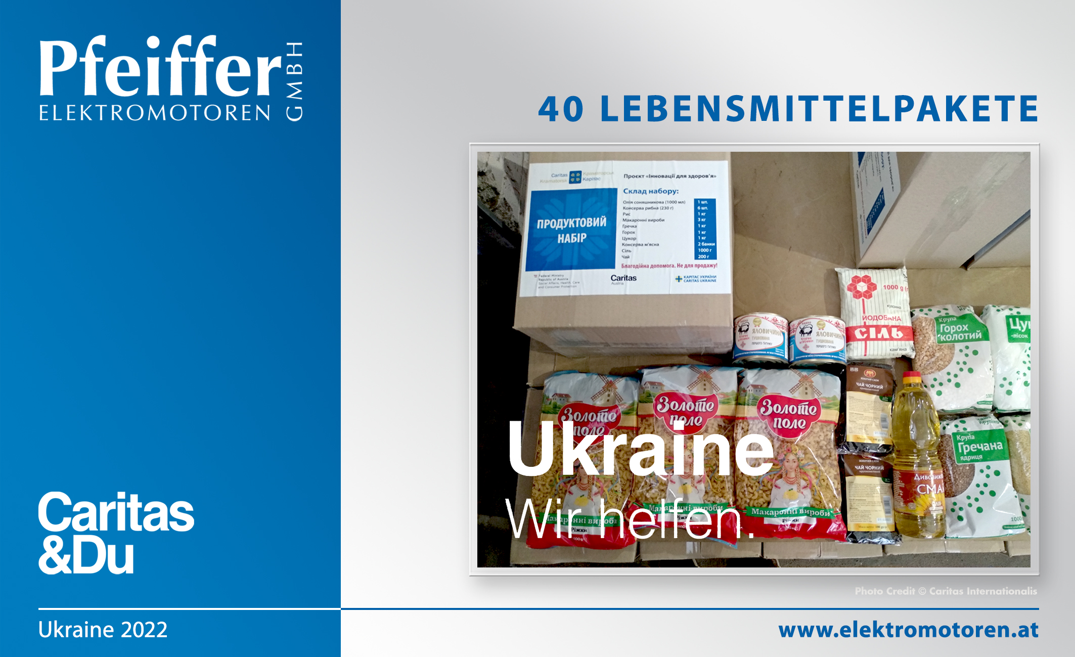 Abb.: Ukraine-Hilfe der Caritas.