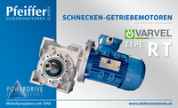 Schnecken-Getriebemotor RT - Zum Vergrößern klicken