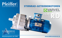 Stirnrad-Getriebemotor RD - Zum Vergrößern klicken