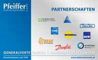 Pfeiffer Elektromotoren GmbH | Generalvertretungen, Vertragshändler, Partnerschaften