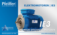 Powerdrive Elektromotor IE3, Premium Efficiency | B14 - Zum Vergrößern klicken