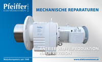 Alle mechanischen Reparaturen (hier abgebildet: Antrieb Waffelproduktion nach Revision) - Zum Vergrößern klicken