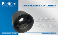 Taper-Flachriemenscheiben - Zum Vergrößern klicken