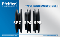 Taper-Keilriemenscheiben SPZ | SPA | SPB - Zum Vergrößern klicken