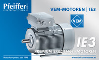 VEM-Motor IE3, Premium Efficiency - Zum Vergrößern klicken